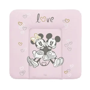 CEBA BABY prebaľovacia podložka mäkká na komodu 75 × 72 cm, Disney Minnie & Mickey Pink