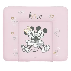 CEBA BABY prebaľovacia podložka mäkká na komodu 85 × 72 cm, Disney Minnie & Mickey Pink