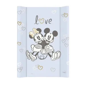 CEBA BABY prebaľovacia podložka s pevnou doskou Comfort 50 × 70 cm, Disney Minnie & Mickey Blue