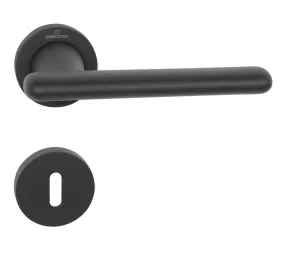 Kľučka na dvere CE - CASTA - R CIM - čierna matná (MP54) | MP-KOVANIA.sk #6165272
