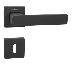 Kľučka na dvere CE - FLAT - HR CIM - čierna matná (MP54) | MP-KOVANIA.sk #6165285