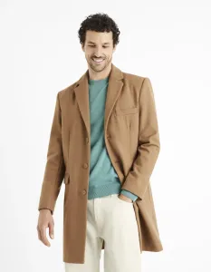 Kabáty pre mužov Celio - hnedá #612568