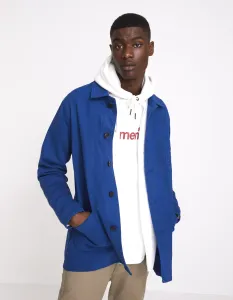 Modrá pánska ľahká bunda s vreckami Celio Muse