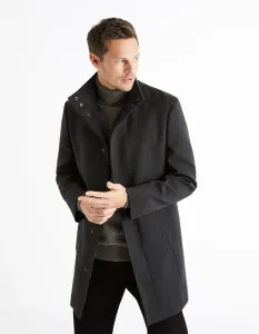 Kabáty pre mužov Celio - tmavosivá #7305027