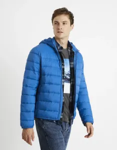 CELIO VUBUBBLE Pánska prešívaná bunda, modrá, veľkosť L