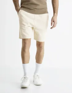 Celio Cotton Shorts Bonepsey - Men #671604