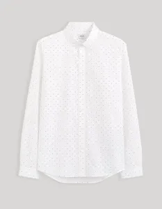 Biela pánska vzorovaná košeľa Celio Caop