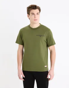 CELIO LGEMARV Pánske tričko, khaki, veľkosť