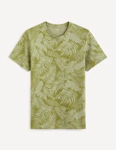 Celio Patterned T-Shirt Gefeuille - Men's #9164544
