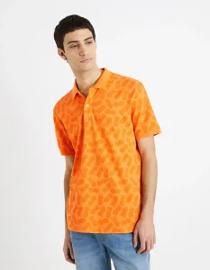 Celio Depineap Polo tričko Oranžová #6751851