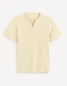 Celio T-shirt with buttons Dehenffle - Men #9402243