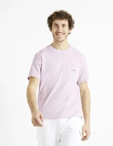 Svetlo fialové pánske tričko Celio Depogo