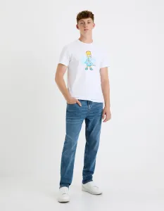 CELIO LDESIMP Pánske tričko, biela, veľkosť XL