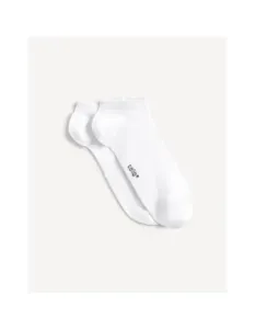Minfunky Bavlnené nízke ponožky Supima® Biele ON