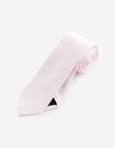 Ritieknit kravata so vzorom Ružová