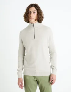 Celio Sweater Celim with zipper collar - Men #7794368