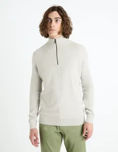Celio Sweater Celim with zipper collar - Men #7794367
