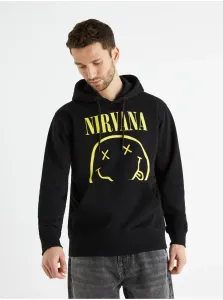 Mikina Nirvana s kapucňou Celio #5201957