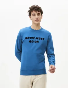 Celio Sweatshirt Pewording Snow - Men #682853