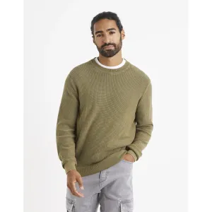 Kaki basic sveter Celio Vecold #732180