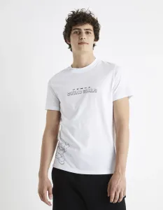 CELIO LCECARA Pánske tričko, biela, veľkosť #458537