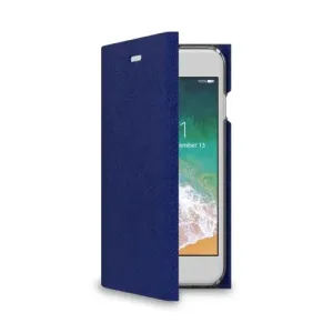Puzdro typu kniha CELLY Shell pre Apple iPhone 7/8/SE 2020/SE 2020 - modré