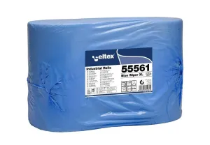 Utierky papierové priemyselné Celtex blue Wiper XL1000 2vrs. š.36cm modré 2ks