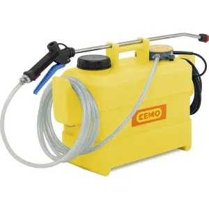 Elektrický prístroj so zásobníkom na postrekovanie dezinfekčných roztokov CEMO