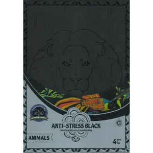 CENTROPEN Antistresové maľovánky BLACK 9997 – Animals