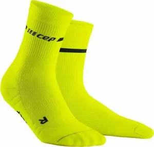 CEP WP2CAG Neon Compression Mid Cut Socks Neon Yellow II