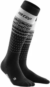 CEP WP308 Thermo Merino Socks Men Black/Grey III Lyžiarske ponožky