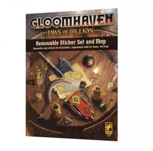 Cephalofair Games Gloomhaven - Jaws of the Lion Removable Sticker Set & Map (EN)