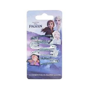 Cérda Sponky do vlasov Frozen - Elsa a Anna modré 4 ks #5716393