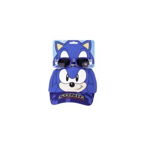 Sonic the Hedgehog Set Cap & Sunglasses sada pre deti 3+ years Size 53 cm 2 ks