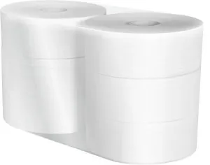 Toaletný papier Jumbo 230mm 2vrs. biely 6ks / predaj celé balenie 6 roliek
