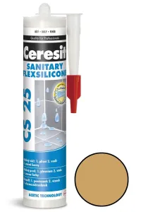 CERESIT CS 25 - Sanitárny silikón č. 44 - toffi 280 ml