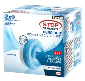 CERESIT STOP AERO - Náhradné tablety s neutrálnou vôňou 2x450 g