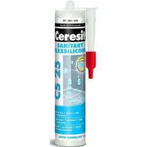 CERESIT CS 25 - Sanitárny silikón 280 ml 7 - šedý