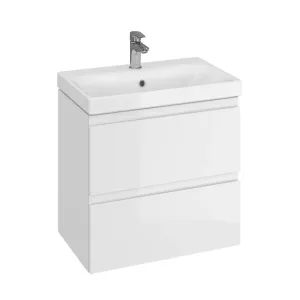 Umývadlová skrinka s umývadlom CERSANIT MODUO SLIM 60 (S801-227-DSM) biela