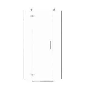 CERSANIT - Päťuholný sprchovací kút JOTA 80X80X195, ĽAVÝ, priehľadné sklo S160-010