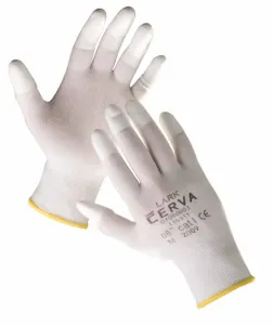 LARK rukavice nylonové PU prsty - 7