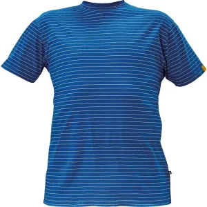 Cerva Antistatické tričko s krátkym rukávom NOYO ESD - Kráľovská modrá | L