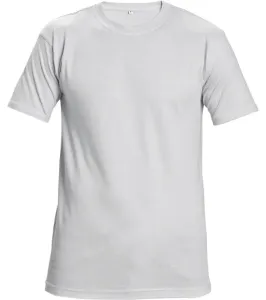 Bavlnené tričko s krátkym rukávom Garai - veľkosť: XXL, farba: biela