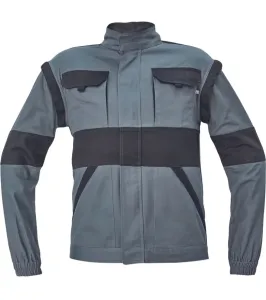 Bavlnená montérková bunda a vesta Cerva Max Neo 2v1 - veľkosť: 64, farba: antracitová