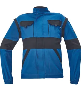 Bavlnená montérková bunda a vesta Cerva Max Neo 2v1 - veľkosť: 54, farba: modrá