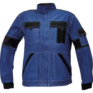 Cerva Max Summer Pánska pracovná bunda 03010378 modrá/čierna 44