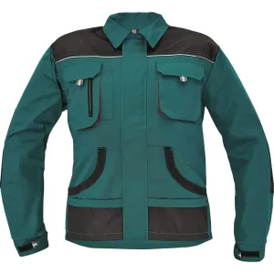 Odolná pracovná bunda Cerva FF Hans - veľkosť: 46, farba: zelená/antracit