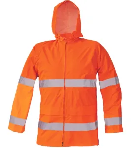 Cerva Gordon Pánska pracovná HI-VIS bunda 03010002 oranžová 3XL