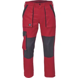 Cerva Max Neo Pánske pracovné nohavice 03520073 červená 50