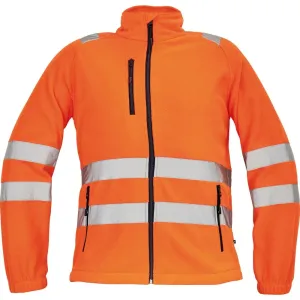 Cerva Almeria Pánská HI-VIS fleecová bunda 03460001 oranžová S